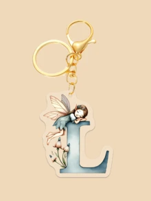 Dieser Acryl-Schlüsselanhänger mit Beschriftung, der ein Blumenfee-Muster zeigt, ist perfekt für Mädchen. Er kann als Kopfhörer-Anhänger, Tasche-Anhänger oder Auto-Schlüsselanhänger verwendet werden und ist damit ein tolles Geburtstagsgeschenk für Mitschüler, Freunde oder Kollegen.