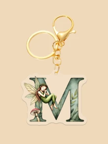 Dieser Acryl-Schlüsselanhänger mit Beschriftung, der ein Blumenfee-Muster zeigt, ist perfekt für Mädchen. Er kann als Kopfhörer-Anhänger, Tasche-Anhänger oder Auto-Schlüsselanhänger verwendet werden und ist damit ein tolles Geburtstagsgeschenk für Mitschüler, Freunde oder Kollegen.