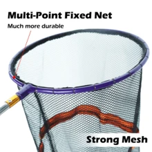 Snake Catcher Net With Telescopic Pole, Reptile Grabber Handling Tool With Strong Mesh, Reflective Strip & Rubber Handle - Black - View 5