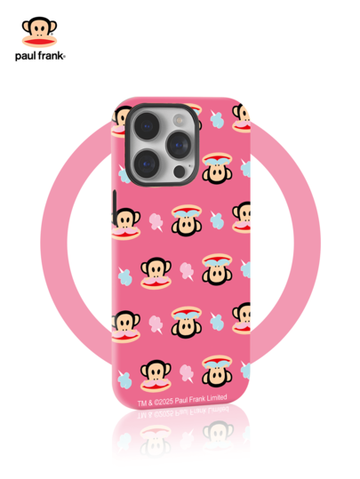  Paul Frank Licensed Authentic 2-In-1 Phone Case, Full Body Protective Shockproof Camera Cover, Design Compatible With Iphone 13/14/15/16 Pro Max