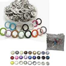 Metal Snaps Buttons With Fastener Pliers Tool Kit, New Snap Fasteners Kit With Pliers Five Claw Buckle Set, Press Studs Kit With Hand Pressure Pliers Tool For DIY Crafts, Clothes, Hats, Sewing ( 9.5mm) - Multicolor - View 6