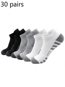 情人节礼物 6 双男士短袜，时尚高品质，低帮圆领踝袜，透气网眼，广泛用于运动和户外活动，休闲男士船袜。