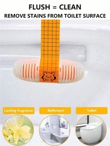 1/2/3件装马桶清洁剂除臭剂厕所空气清新剂卫生间清洁香氛固体香氛马桶清洁球挂式清洁剂马桶挂式清洁剂 - 彩色 - 查看 3