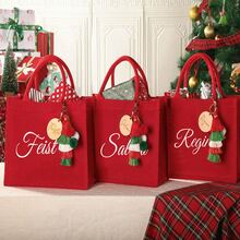 Customized Gift Bags And Ornaments, Holiday Gift Bags With Names, Party Bags, Christmas Eve Gift Bags, Christmas Holiday Gifts