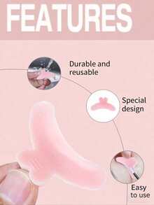1 件全新硅胶睫毛提升棒睫毛烫染垫防滑睫毛保护罩