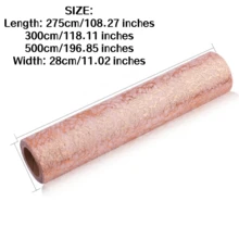 1pc 11x108 Inch Rose Gold Foil Table Runner, Birthday Wedding Banquet Party Table Decor, Tablecloth Table Runner, Placemat Plate Decoration, Gift Wrapping, Baby Shower, Table Centerpiece - Rose Gold - View 5