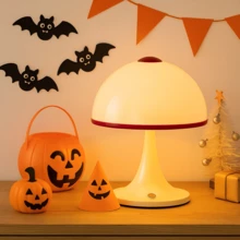 Nordic Bedside Table Lamp USB Powered Warm Light For Bedroom Living Room Desk Decor