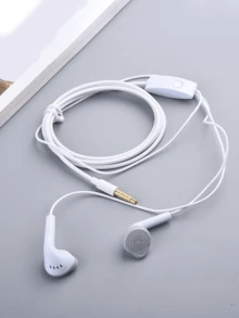 Wired Earphones 3.5mm Jack Earbuds Audio Headphones Electronic Calls & Music Bass Stereo In-Ear Headphones Headset Compatible With IPad/Pc