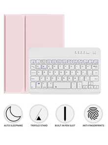 【无线键盘保护套】这款无线蓝牙键盘保护套兼容 iPad Air 1/Air 2/Air 3/Air 4/Air 5/6、iPad 5/6/7/8/9/10/11 代、iPad Pro 12.9 英寸（2020/2021/2022 款）、iPad Pro 11 英寸（2018/2020/2021/2022 款），以及 Galaxy Tab 和 Redmi Pad SE。它采用柔软的 TPU 背壳、磁吸式可拆卸设计，并设有手写笔插槽。