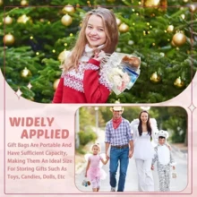 Reusable PVC Plastic Gift Bags, 10 Pack - Trong sáng - Xem 10