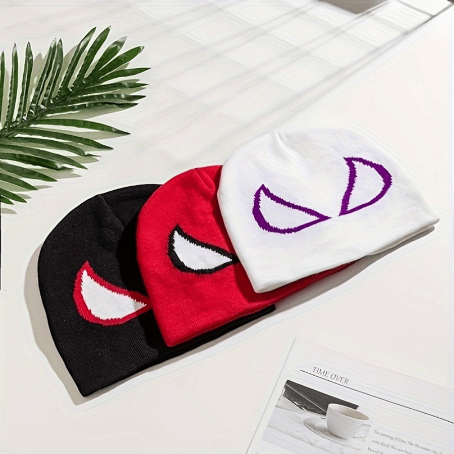 Marvel 1 pezzo Cappellino da baseball con grafica di ragno, berretto a maglia elastico con teschio cartoni animati, cappellino da baseball caldo adatto per donne e uomini