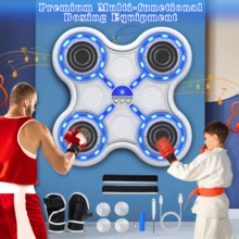9-Speed Musical Boxing Machine, Kids Wall-Mounted Boxing Machine, Smart Bluetooth Boxing Training Machine With Boxing Gloves, Boxing Training Equipment For Home, Office, And Gym - Multicolor - View 11