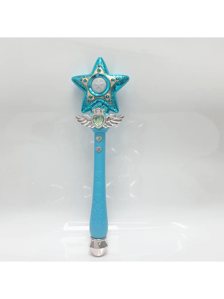 月と星の形の光と音のエフェクト付きマジックワンド、マジックグッズ