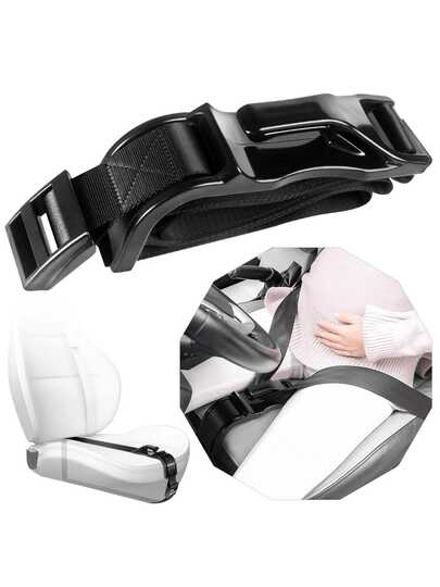 Sicherheitsgurt-Adapter für schwangere Frauen im Auto, Sicherheitsgurt-Einstellung zur Kollisionsverhütung, Schutz für Bauch und Oberschenkel von schwangeren Frauen beim Autofahren