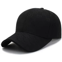 Casual Stylish Side Striped Premium Unisex Snapback Hat Cap - màu đen - Xem 1