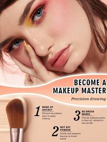 45 piezas Juego de brochas de maquillaje, Juego de herramientas de maquillaje: Incluye 20 brochas de maquillaje - brocha de base, brocha de polvos, brocha de cejas, brocha de colorete, brocha de iluminador, brocha de sombra de ojos, brocha de pestañas, brocha de delineador, brocha de contorno, brocha de detalle, brocha de sombra de nariz, brocha facial + 1 bolsa de maquillaje + 3 esponjas de maquillaje + 5 borlas de polvos + 10 borlas de polvos para la punta de los dedos + 3 mini esponjas de maquillaje + 1 bandeja para limpiar brochas, Adecuado para todo tipo de pieles, Juego de maquillaje esencial para viajes