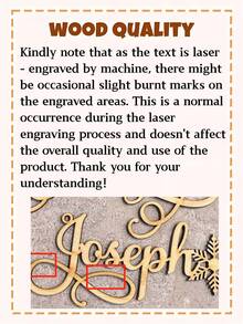 1pc/3pcs/5pcs Custom Acrylic/Wooden Christmas Ornament – Personalized Name Hanging Decoration With Festive Designs, Holiday Tree Decor, Wood Xmas Decor, Laser Cut Names, Bauble, Gift Tags, Your Logo, Home Gift Backdrop Name Sign, Christmas Decor Engraved