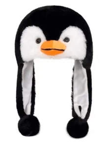 1pc Plush Animal Ear Moving Hat, Penguin, Frog, Panda, Elephant, Animal Themed Party Costume Prop - Multicolor - View 7