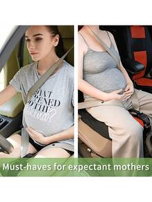 Car Pregnant Women's Safety Belt Safety Buckle Anti-Collision Belt Adjuster Mother Driving To Prevent Belly Thighs And Pregnant Women's Safety Belts - Multicolor - View 2
