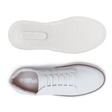Men's Sport Sneakers, Thin, Modern Man, Ultra Light, Comfortable, White Sole, New Release - trắng - Xem 3