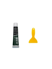 60ml Nail-Free Adhesive, Special Spatula, Shear-Resistant, Temperature-Resistant And Shock-Proof Tiles For Building And Home Use. The General Nail-Free Adhesive For Metallic Glass Is Carefully Prepared From Silane Modified Resin And Polyether Polyol. The Use Method Is Extremely Convenient: For All The Bonded Surfaces