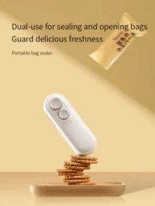 Rechargeable Mini Plastic Sealing Machine For Sealing Stack Of Packages - 白色 - 查看 6