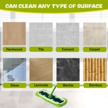 1/2/3/4 piezas (solo cabezal de la fregona) Almohadillas de fregona reutilizables - Se ajusta a la fregona SwifferXL - Almohadilla de microfibra lavable para fregona húmeda/seca resistente - Para la limpieza de pisos de madera dura - Hogar, sala de estar, dormitorio, cocina - Uso durante todo el año