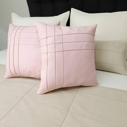 Kit 2 Capas de Almofadas 45x45 Decorativas Coloridas para Sofá, Sala e Quarto – Zíper Invisível, Fácil de Lavar