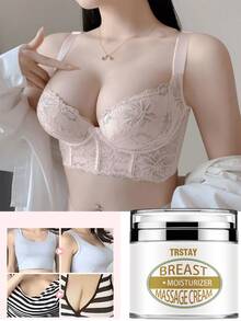 Alcohol-Free Moisturizing And Elastic Shaping Body Cream With Nourishing Properties For Firming And Radiant Skin Deep Hydration And Brightening Breast Cream For Smooth Skin Elasticity Enhancement - 彩色 - 查看 1
