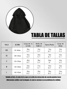 KID003|Sudadera con capucha Otoño/Invierno 2025|Sudadera estampada elegante para edades de 4 a 15 años|Enviado desde México|Temporada de regreso a clases|Halloween|Para uso diario y regreso a clasesSudadera negra con el felicitoso texto "FELIZ Día del AMIGO", perfecta para celebrar el Día del Amigo con estilo y comodidad - Negro - Ver 3