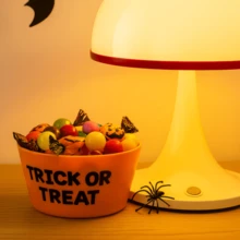 Nordic Bedside Table Lamp USB Powered Warm Light For Bedroom Living Room Desk Decor