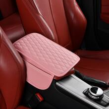 Copri console centrale per auto in pelle, cuscino poggiabraccio con 2 tasche portaoggetti, accessorio universale per bracciolo sedile auto, imbottitura protettiva per interni auto adatta alla maggior parte dei veicoli