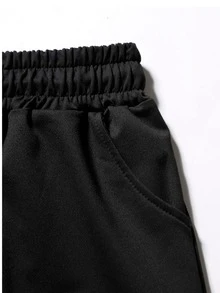 Kit Camiseta + Short Tectel Futebol Club Barcelona - Preto - Visão 3