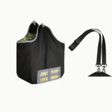 1个牛津布耐用干草袋，马术用品马用干草袋帆布马用干草袋方便便携干草手提袋，用于喂马