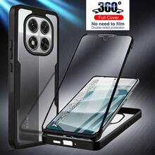 Moex Cover Sottile Per Huawei P30 Lite - Trasparente Con Effetto Specchio E Aletta Frontale, Argento