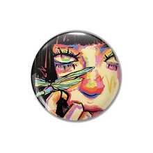 1 Pc 4.4cm/1.73inch Funny Pattern Pin Badge, Button Brooch, Suitable For Attaching To Clothing, Bags, Stationery Pouch And Hats, Stationery Supplies, Stationery Supplies, Office Decor And Accessories, Halloween And Christmas Decorations, Interesting Gifts For Friends, Family And Classmates