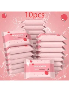 1/2/5/10/20包迷你便携式无纺布湿巾，适用于日常清洁 - 彩色 - 查看 11