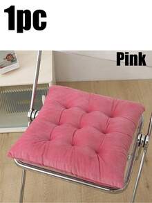 1PC Minimalist Office Seat Cushion, Double-Sided Plush Dining Chair Pad, Thick Meditation Cushion, Non-Slip Home & Dining Room Pad, Buttock Pad,Breathable And Comfortable Seat Cushion, Universal In All Seasons, Suitable For Cars, Restaurant Chairs, Office Chairs, Garden Chairs - Multicolor - View 18