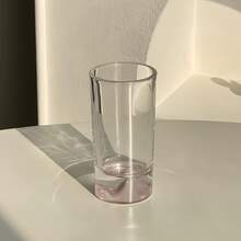 1pc Pink Mountain Base White Wine Glass, Suitable For Cocktail Glass, Glass Cup, Suitable For Home, Bar, Restaurant, Hotel, Creative Cup, Liquor Cup, 100ML - White - View 3