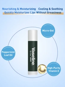 Vaseline Son dưỡng môi 3.5g (Hương bạc hà) - Dưỡng ẩm và nuôi dưỡng, chứa các thành phần bạc hà làm dịu da, được làm giàu với tinh dầu bạc hà tinh khiết và vitamin E nhập khẩu từ Thụy Sĩ với độ tinh khiết cao, cung cấp độ ẩm lâu dài cho môi khô nứt nẻ. - Son dưỡng môi phục hồi dưỡng ẩm - Hương bạc hà - Xem 3