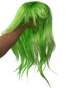 Long Wig Costume Party Cosplay Halloween Carnival - 綠色 - 查看 2