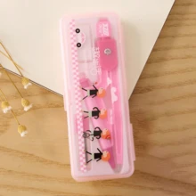 Lightweight Compass 3 Pieces Set, Student Drawing Tools, BeginnerGeometry Kit