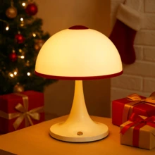 Nordic Bedside Table Lamp USB Powered Warm Light For Bedroom Living Room Desk Decor