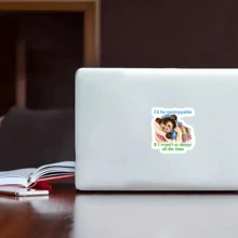 【趣味贴纸：总是犯困】趣味贴纸：总是犯困 - 乙烯基贴纸，图案为活泼的卡通兔子和色彩缤纷的花朵，文字为“Too Magical For You”（太神奇了，你做不到），非常适合贴在笔记本电脑、水瓶等物品上。贴纸用途广泛，可用于剪贴簿、笔记本电脑、Kindle、手机等。 - 彩色 - 查看 7