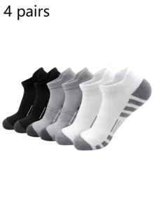 情人节礼物 6 双男士短袜，时尚高品质，低帮圆领踝袜，透气网眼，广泛用于运动和户外活动，休闲男士船袜。