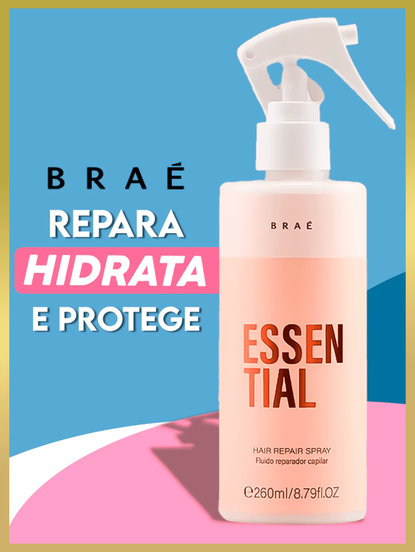 Braé Essential Fluido Reparador - Leave-In 260ml - 260ml - Visão 1