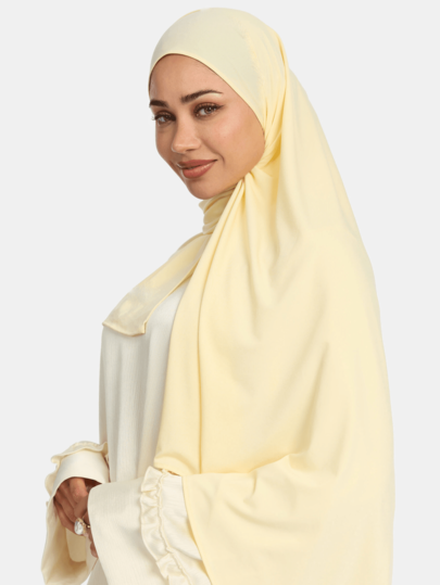 1 pezzo Sciarpa di chiffon da donna, nuova sciarpa per capelli di colore giallo limone, sciarpa leggera e traspirante, fascia elegante, adatta per l'uso quotidiano con abiti