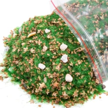 30G Model Scene Static Grass Cluster Powder Stone And Leaves Materials Diy Landscape Building Sand Table Layout Garden Decorate - As Photo - View 4