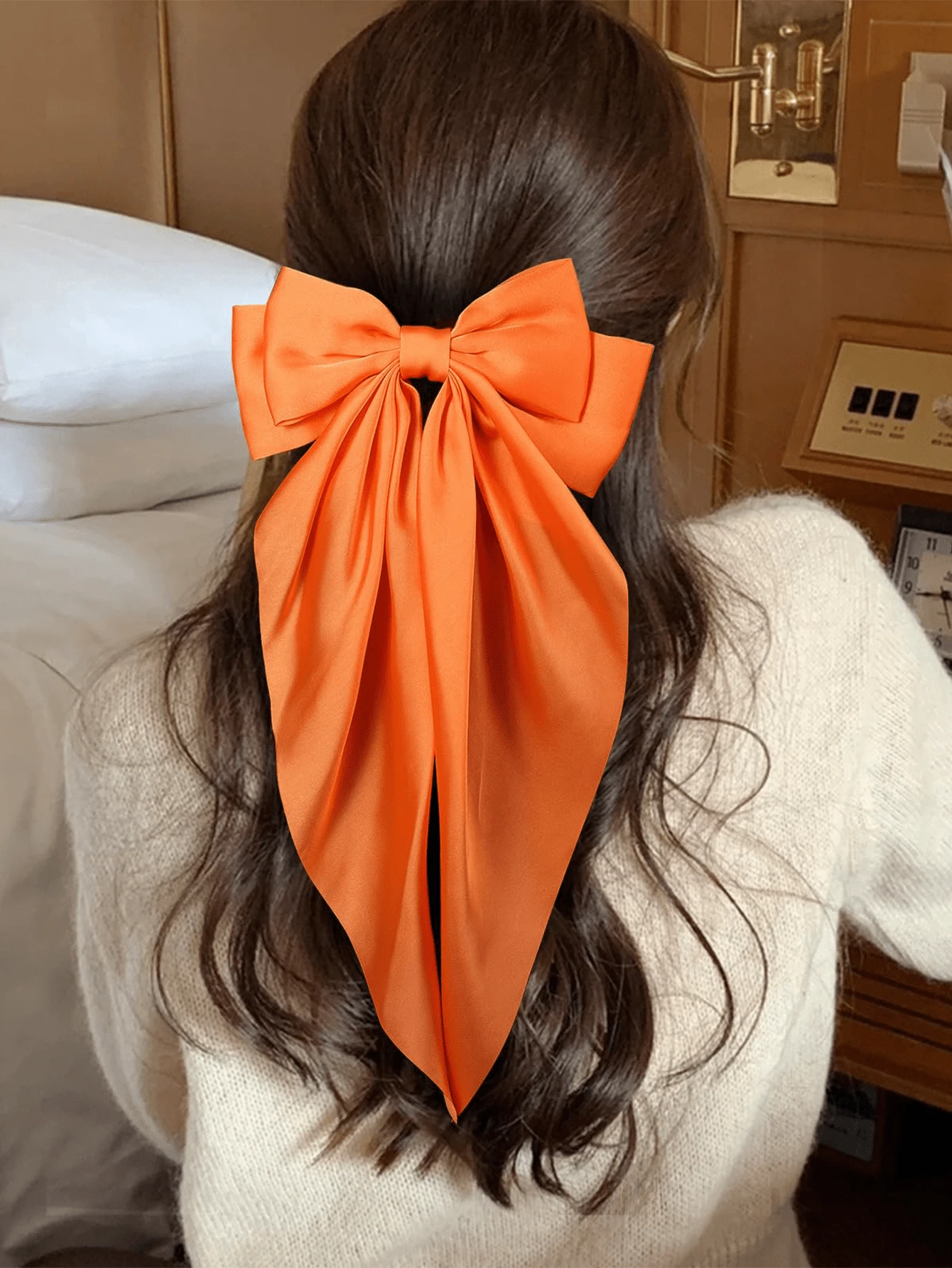 Bộ 1/15 phụ kiện tóc bằng satin màu ngẫu nhiên, món quà tuyệt vời nhất dành cho bạn bè và gia đình, bộ dùng chung tại nhà, phụ kiện tóc dự tiệc cho nữ, bộ phụ kiện tóc dự tiệc tựu trường, thời trang, thanh lịch, dễ thương, tươi mới và thoải mái, kẹp tóc và ghim cài tóc mang không khí mùa đông, bao gồm móng vuốt tóc, kẹp tóc, ghim cài tóc, v.v., lễ hội, sinh nhật. - Nhiều màu - Xem 1