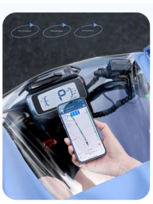 1 قطعة معطف مطر للدراجة الكهربائية، معطف مطر للدراجة الخارجية للرجال والنساء، معطف مطر للدراجة النارية مكبر وأوسع، معطف مطر سميك للبالغين، معدات مطر للدراجة الكهربائية، مرئي من الأمام، مع غطاء مرآة الرؤية الخلفية